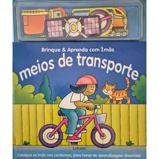Livro: Brinque e Aprenda com Ímãs - Meios de Transporte - Infantil