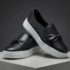 Tênis feminino casual iate Slip on confortável Nó IA 41