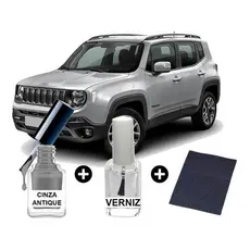 Tinta Tira Risco Automotiva Renegade Cinza Antique