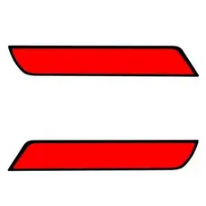 Par Adesivos Refletivo Parachoque Universal - Modelo 01