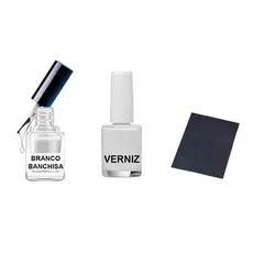 Tinta Retoque Tira Risco Carro Fiat - Branco Banchisa