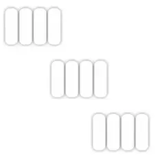 3 Kit Adesivo Refletivo Para Capacete Moto Carro E Bicicleta - Branco