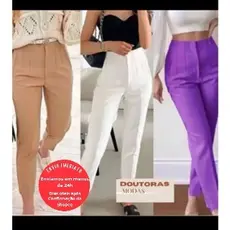 Doutoras Modas Calça Alfaiataria tendencia moda blogueira social festa chique de empresaria ZR 020