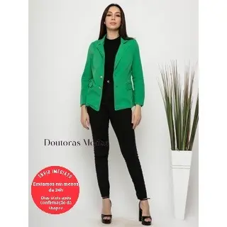 Doutoras Modas Blazer Jeans tingido  6296