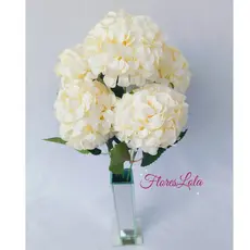 Buquê de Hortência ,Cravo Artificial Buque Com 5 Flor P/ Decoração Casamento, Arranjos, Decorar Festas e casa