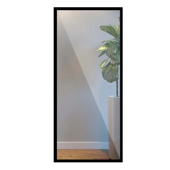 Espelho 50x100 com Moldura Luxo Cor Preto Para Decoração