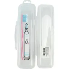 Estojo Porta Escova de Dentes e Creme Dental Portátil Bolsa Para Escova e Creme Dental Transparente