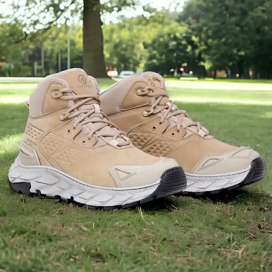 Tênis Adventure Thunderstorm Bota Militar em Couro Legítimo Coturno Tático Forrado em Tecido Cacharrel Plamilha em Gel Confort Macia Solado Leve e Confortável