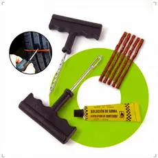 Kit Reparo de Pneus Furado Macarrão para Carro e Moto sem Câmara