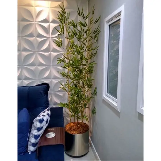 Planta Bambu artificial 1unidade de 1mt