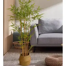 planta bambu artificial 4 galhos 1.20mt o vaso não acompanha