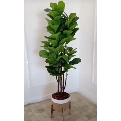 planta artificial ficus lyrata 1.10mt/sem o vaso