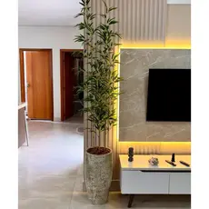 planta bambu artificial 4 hastes 1.10 mts o vaso não acompanha