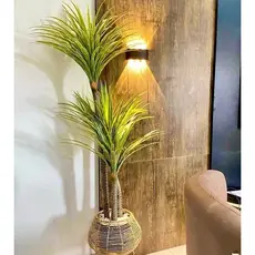 planta artificial yucca 3 galhos 1mt o vaso não acompanha