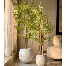 planta bambu chinês artificial 4 hastes 1.20 mts o vaso não acompanha o produto