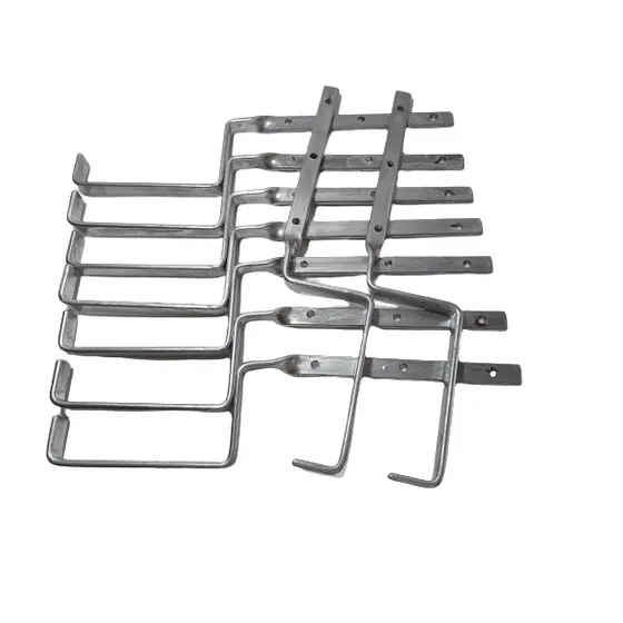 Suporte para Calha Chuva de Alumínio ou Metal Fundo 10 ao 20 (10 Unidades) Cabo Torcido