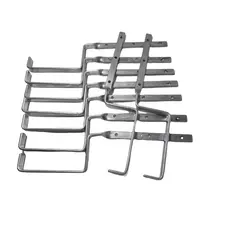 Suporte para Calha Chuva de Alumínio ou Metal Fundo 10 ao 20 (10 Unidades) Cabo Torcido