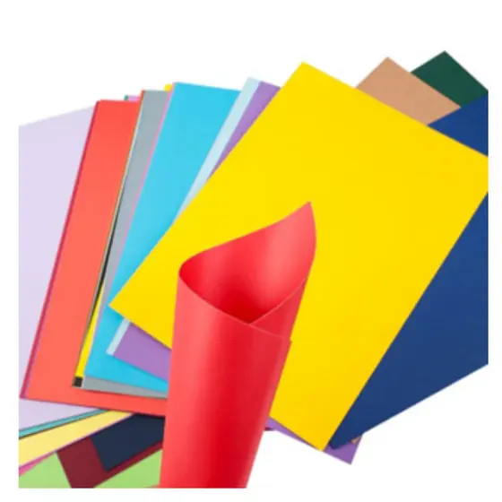 50x PAPEL COLOR SET GRANDE 46X65CM CORES VIBRANTES 120G