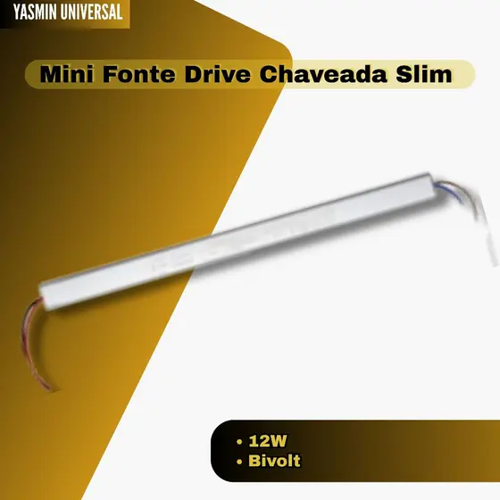 Mini Fonte Drive Chaveada Slim  12v 3a/5a/7a/10a Bivolt para fita de led