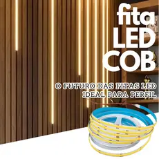 Fita Led Cob 3000k 4000K 6000K 5mts 8mm 320led/480led/M 12v Ip20 Para Perfil