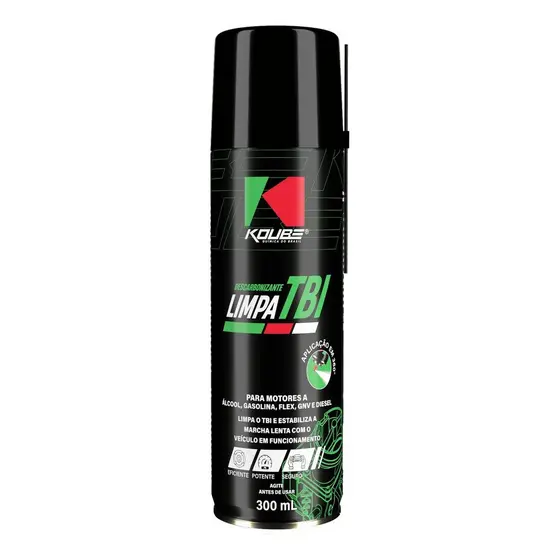 Descarbonizante Limpa TBI Koube 300ML Limpeza do Corpo de Borboleta Eletrônico