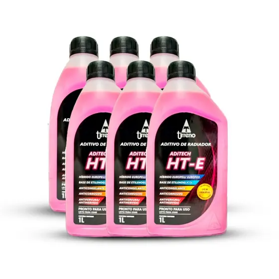Aditivo Radiador Pronto Uso HT-E Homologado 06 unds