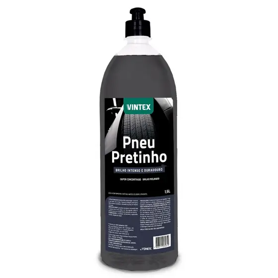 Pneu Pretinho Automotivo Concentrado Brilho Molhado 1,5 Litros