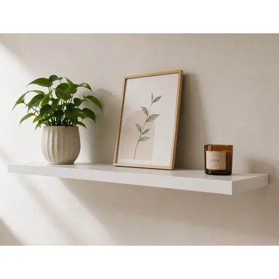 Prateleira Branca Sem Suporte 90cm x 45 cm x 15mm
