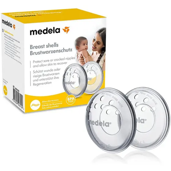 Concha de amamentação protetor de seios Medela c/ 2 uni