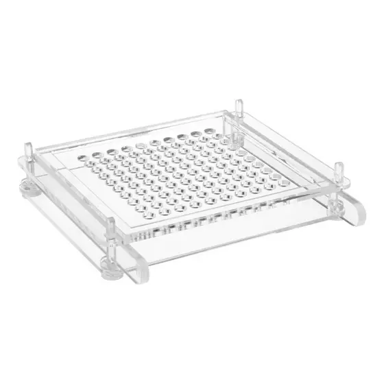 Encapsuladora Manual de Acrílico 100 Furos Nº 4 - Para Cápsulas (Pó e Líquido)