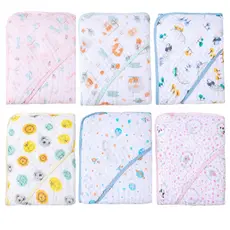 Toalha de Banho Fralda Soft com Capuz para Bebê Papi