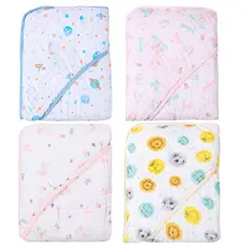 Toalha de Banho Fralda Soft com Capuz para Bebê  OU  Kit com 2 Toalhas