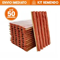 Refil Remendo Macarrão para Pneus 20, 30, 40 ou 50 Unidades Reparo para Carro, Moto e Bicicleta