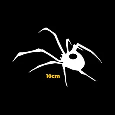 Adesivo Aranha Corte a Laser Decall Para Moto e Carro Capacete 10cm, Vinil Para Alta Durabilidade