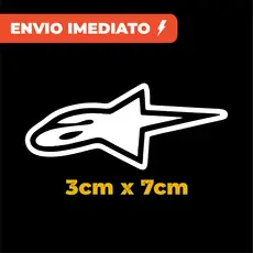 Adesivos Originais Alpinestar alta durabilidade e qualidade