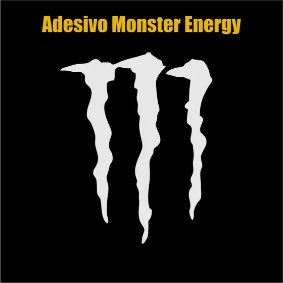 Adesivo Monster Original para capacete moto carros de longa durabilidade e qualidade