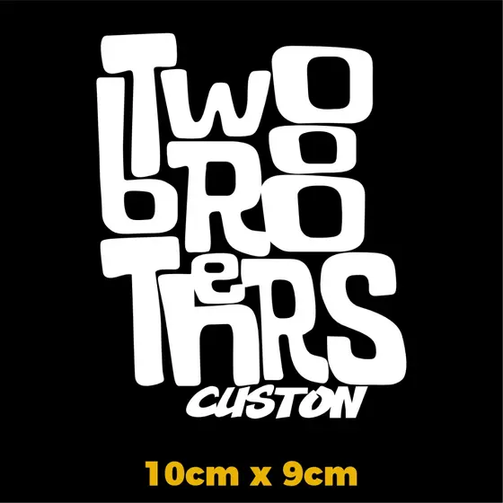 Adesivo two bhothers original de alta durabilidade para bike