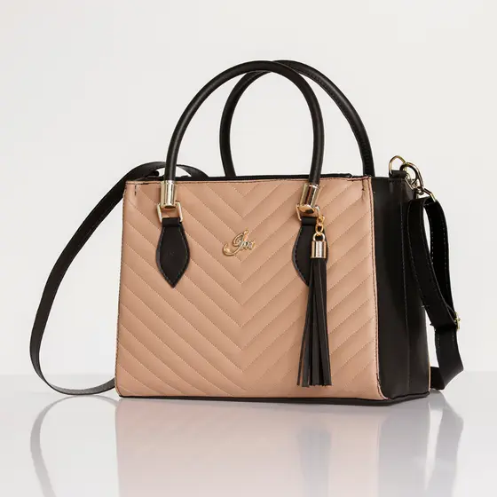 Bolsa Feminina Lorena Média Tote de Mão e Alça Transversal Immateriale