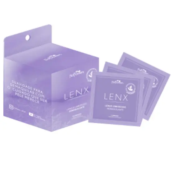 LENX - Lencos umedecidos - Demaquilante - Caixa com 24un