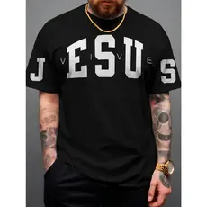 Camiseta Jesus Vive Masculina Camisa Street Wear Manfinity