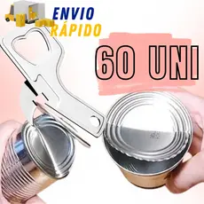 Kit Abridor De Garrafas Latas De Metal Em Aço Inox Afiado 60 Peças Profissional Para Bar Restaurante
