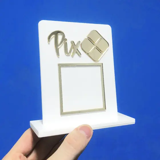 Mini Display para Pagamento de Qr Code 12x10cm