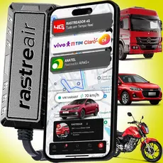 Rastreador Veicular 4G+ Original Bloqueio Imediato + App Completo Controle Total da Sua Frota Carro Moto Caminhão