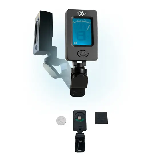 Afinador Cromatico Digital para Violão Guitarra Ukulele Contrabaixo Display