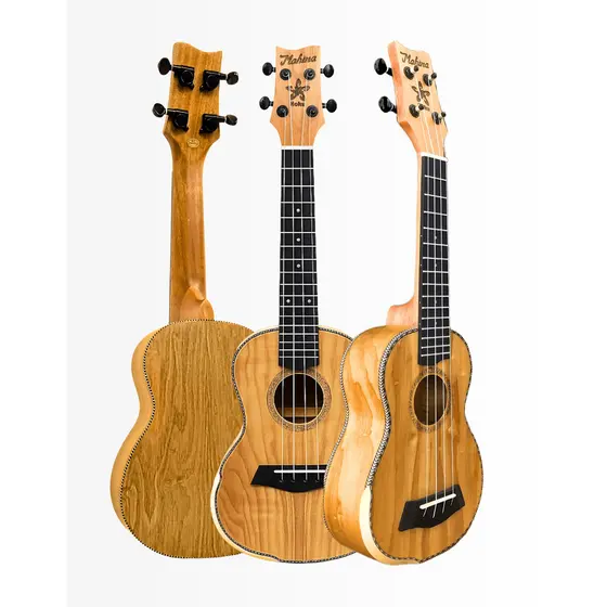 Ukulele Soprano 21k Mahina Hoku Acustico em Sapele Natural Fosco Profissional Linha Premium Original