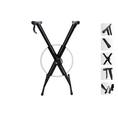 Suporte P Teclado Musical Estante 2 X Pedestal 7 Níveis Txp