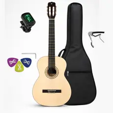 Violão Alpha classico com bag capotraste palheta e afinador digital