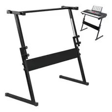 Suporte de Teclado em Z Musical Rack Estante Apoio Piano Pedestal Resistente Forte