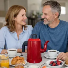 Bule Multiuso Fervedor  de Alumínio 1,100 ml Café Chá  Leite  - Promoção