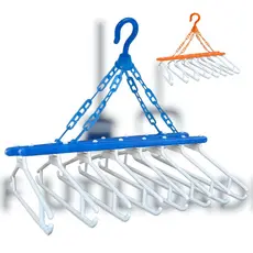 Cabideiro Retrátil Multiuso com 8 Cabides